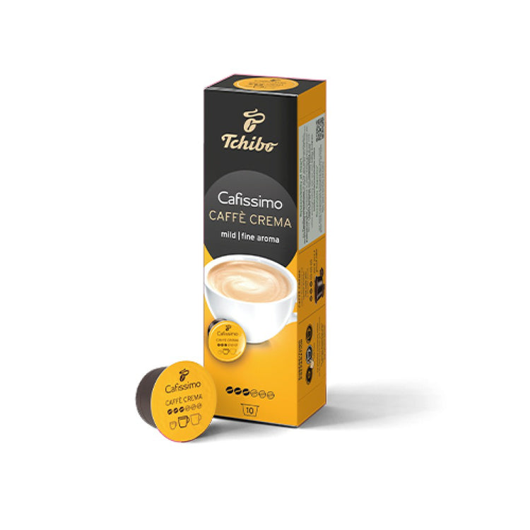 Кафе капсули Tchibo Caffè Crema Fine Aroma - 10 бр.