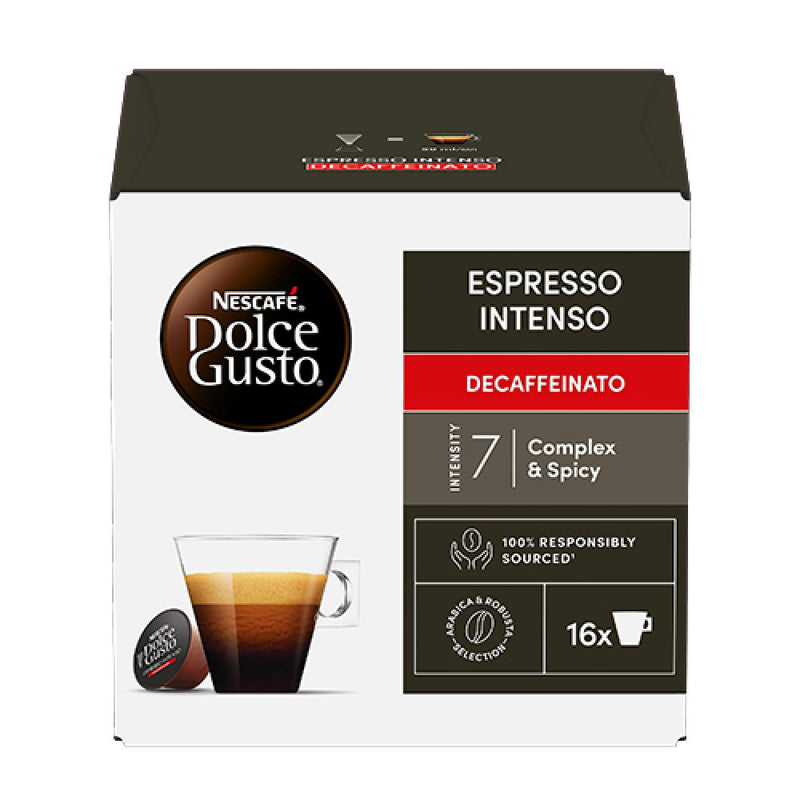NESCAFÉ Dolce Gusto Espresso Intenso Decaffeinato - 16 бр.