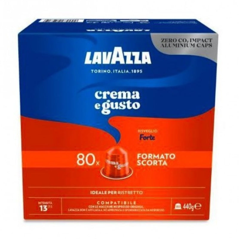 LAVAZZA Crema e Gusto Forte Alluminio капсули съвместими с Nespresso 80 бр.
