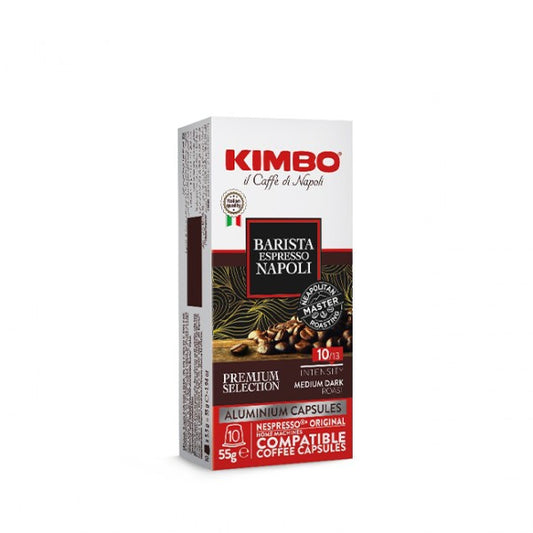 Кафе капсули KIMBO Barista Napoli ALU - Nespresso съвместими, 10 бр.