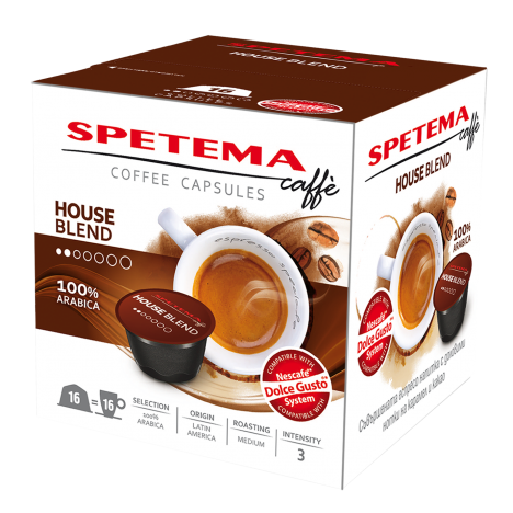 Spetema House Blend капсула DOLCE GUSTO стандарт 16 бр