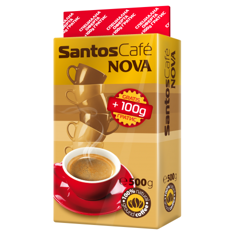 SantosCafe Nova мляно, вакуум 0.400+100 кг гратис