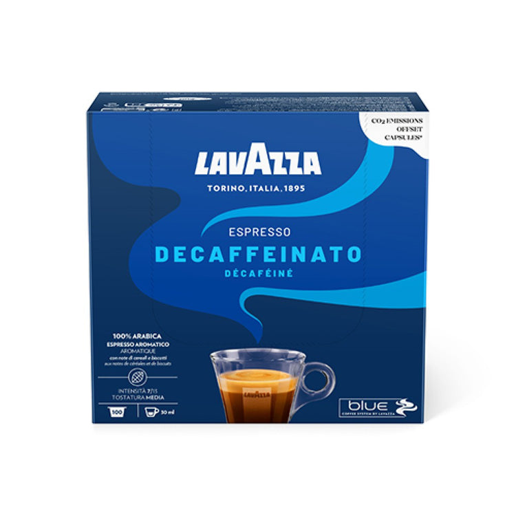 Кафе капсули Lavazza Blue Espresso Decaffeinato - 100 бр.