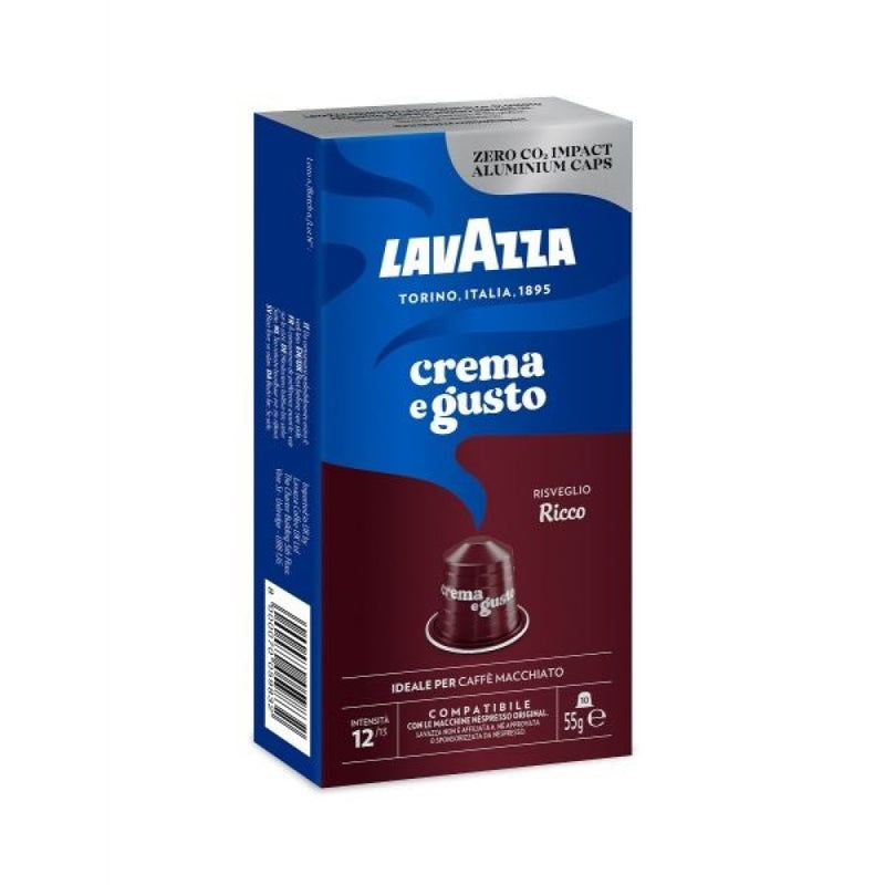 LAVAZZA Crema e Gusto Ricco Alluminio - капсули съвместими с Nespresso 10 бр.