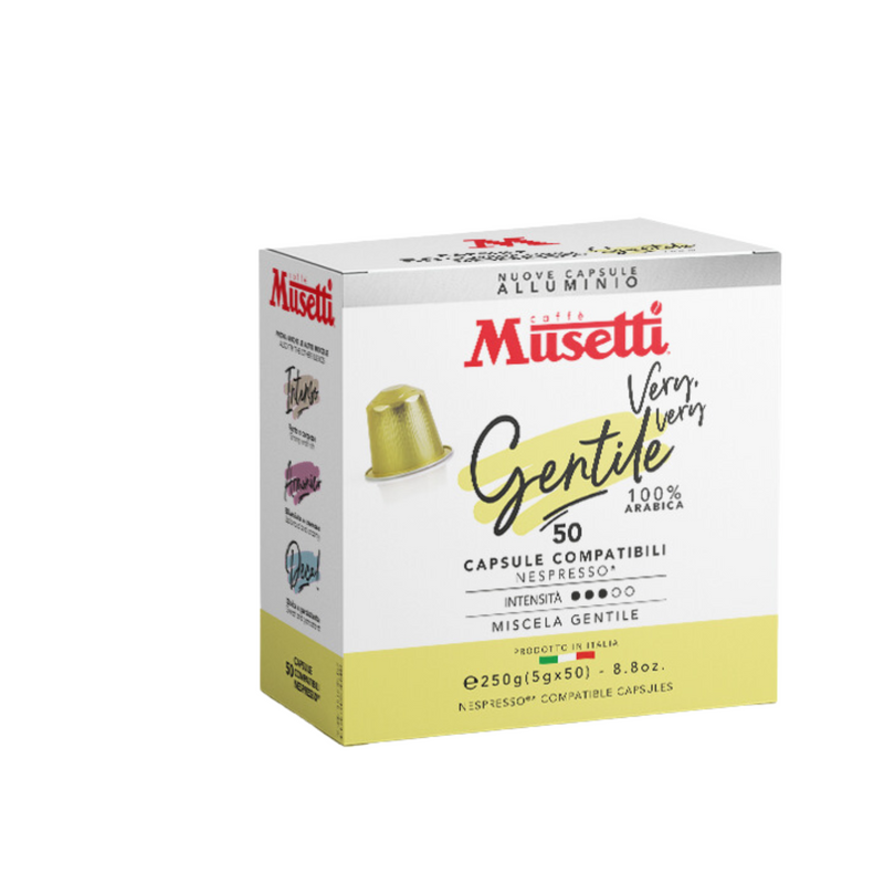 Капсули Musetti GENTILE – Nespresso съвместими 50 бр.