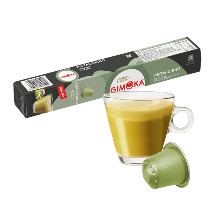Кафе капсули GIMOKA PISTACCHINO | Съвместими със система Nespresso, 10 бр.