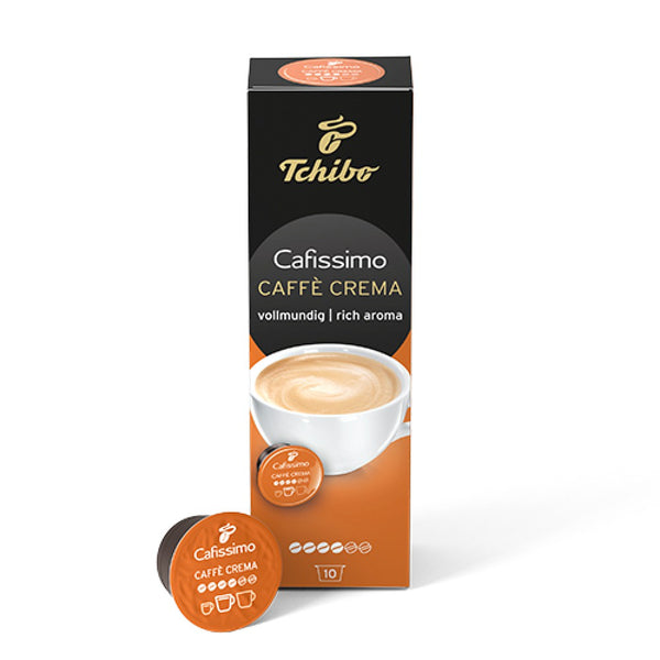 Кафе капсули Tchibo Caffè Crema Rich Aroma - 10 бр.