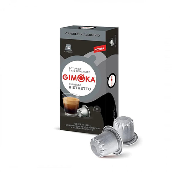 Кафе капсули GIMOKA RISTRETTO ALU – Nespresso съвместими – 10 бр