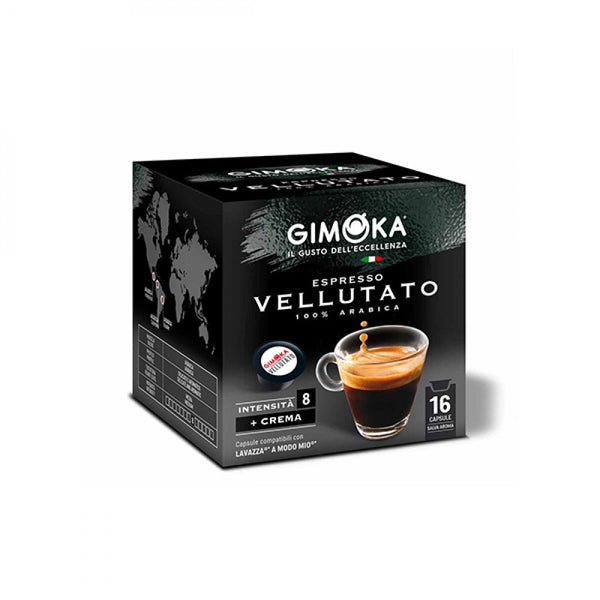 Кафе капсули Gimoka Vellutato – Lavazza A Modo Mio - 16 бр
