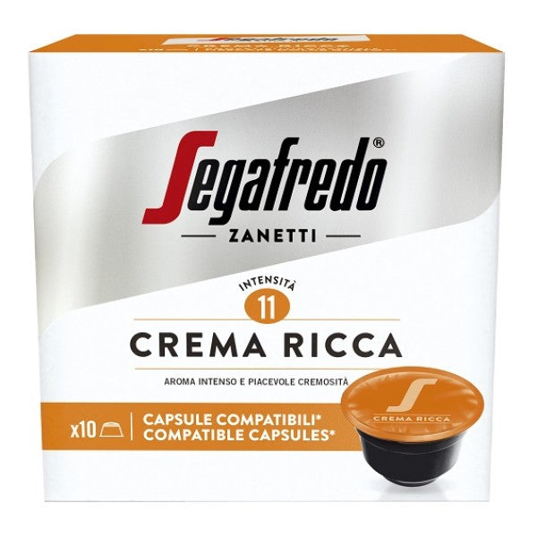 SEGAFREDO CREMA RICCA - капсули Dolce Gusto 10 бр