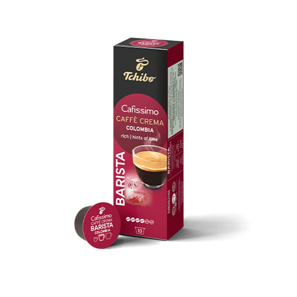 Кафе капсули TCHIBO CAFFE CREMA COLOMBIA - съвместими с Caffisimo 10 бр.