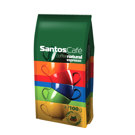 SantosCafe Natural мляно 0.100кг