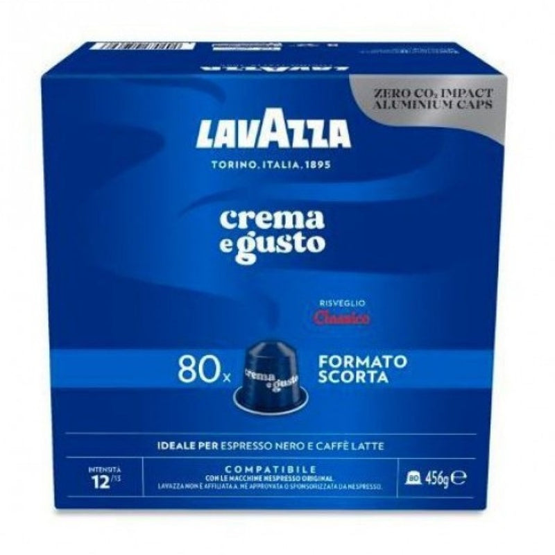 LAVAZZA Crema e Gusto Classico Alluminio капсули съвместими с Nespresso 80 бр.