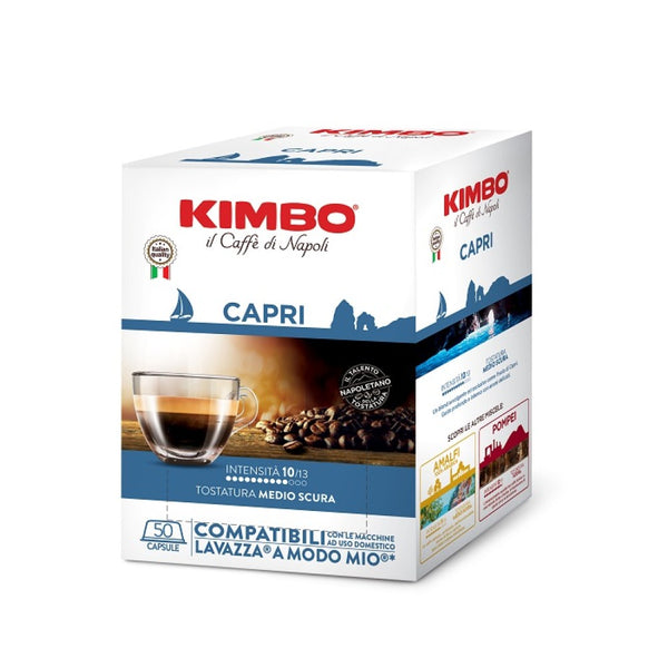 Кафе капсули KIMBO Capri съвместими със система A Modo Mio, 50 Бр.