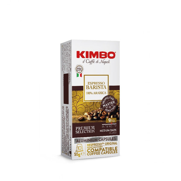 Кафе капсули KIMBO Barista 100% Arabica ALU - Nespresso съвместими, 10 бр.