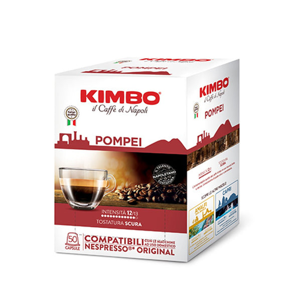 Кафе капсули KIMBO POMPEI - Nespresso съвместими, 50 бр.