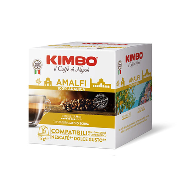 KIMBO AMALFI 100% ARABICA - съвместими със система Dolce Gusto, 16 бр.