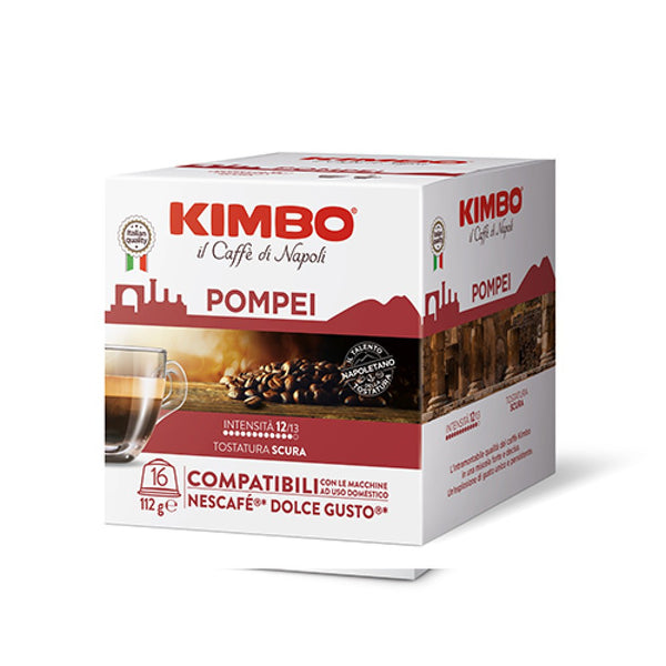 Кафе капсули KIMBO POMPEI - съвместими със система Dolce Gusto, 16 бр.
