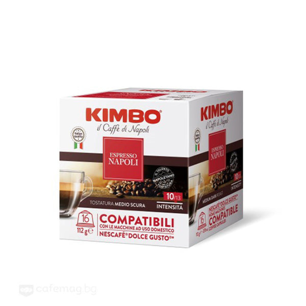 Кафе капсули Kimbo Napoli съвместими със система Dolce Gusto, 16 бр.