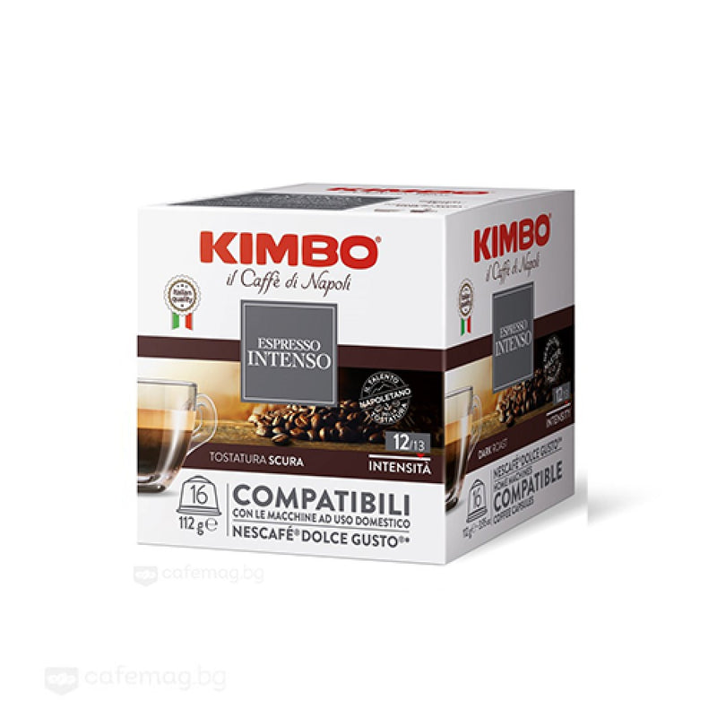 Кафе капсули Kimbo Intenso съвместими със система Dolce Gusto, 16 бр.