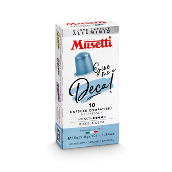 MUSETTI Decaffee - капсули Nespresso - 10 бр