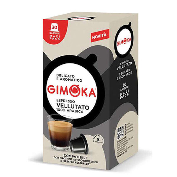 Кафе капсули GIMOKA VELLUTATO – Nespresso съвместими – 30 бр