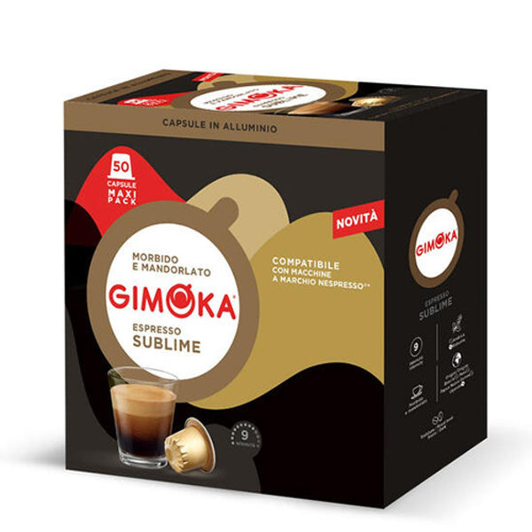Кафе капсули GIMOKA SUBLIME ALU – Nespresso съвместими – 50 бр