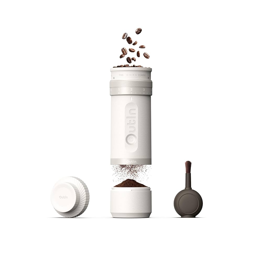 Преносима кафемелачка OutIn Fino - Sandstone White