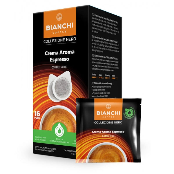 Bianchi Collezione Nero Crema Aroma Espresso 16 бр. дозети