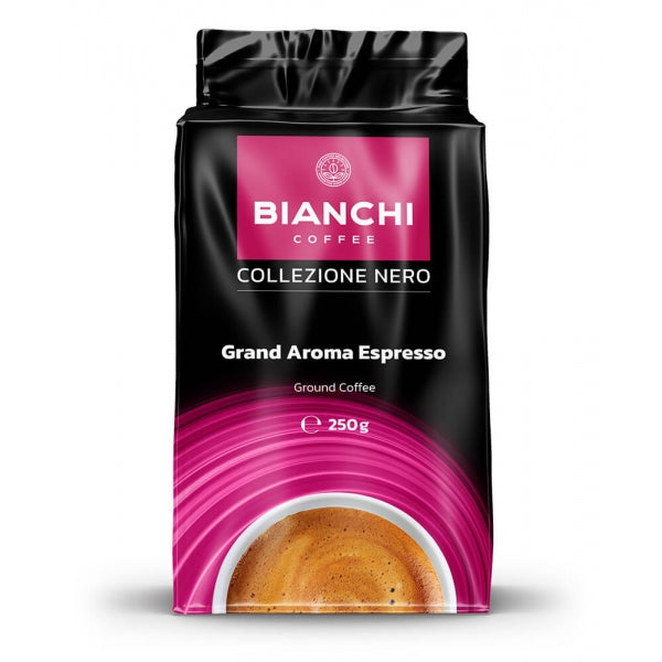 Bianchi Collezione Nero Grand Aroma Espresso 250 g мляно кафе