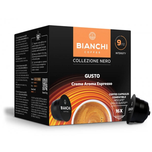 Bianchi Collezione Nero Gusto Crema Aroma кафе капсули 16 бр