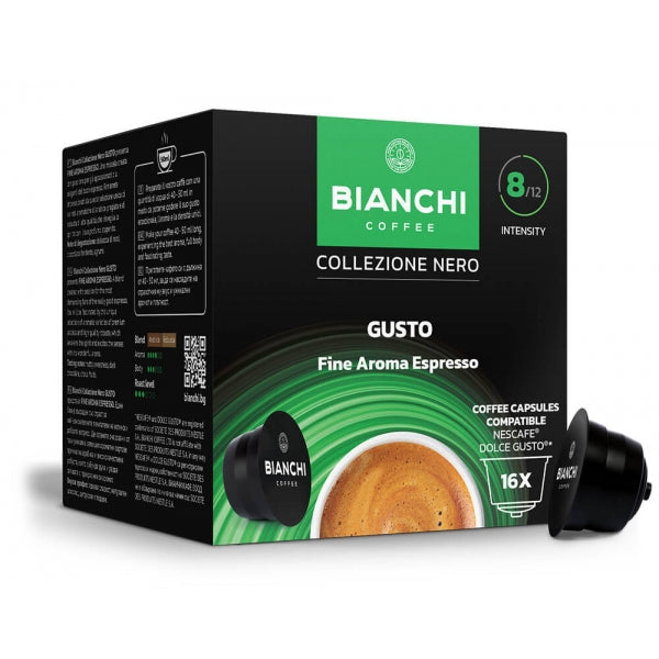 Bianchi Collezione Nero Gusto Fine Aroma кафе капсули 16 бр