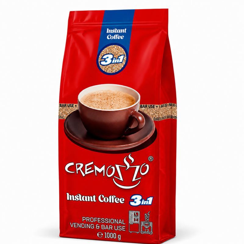 Cremozzo Instant coffee 3 in 1 кафе микс 3 в 1 за вендинг - 1 кг.