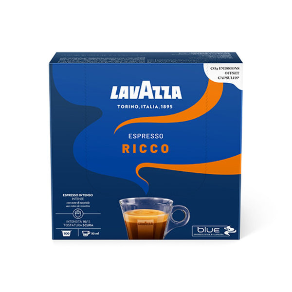 Кафе капсули Lavazza Blue Espresso Ricco - 100 бр.