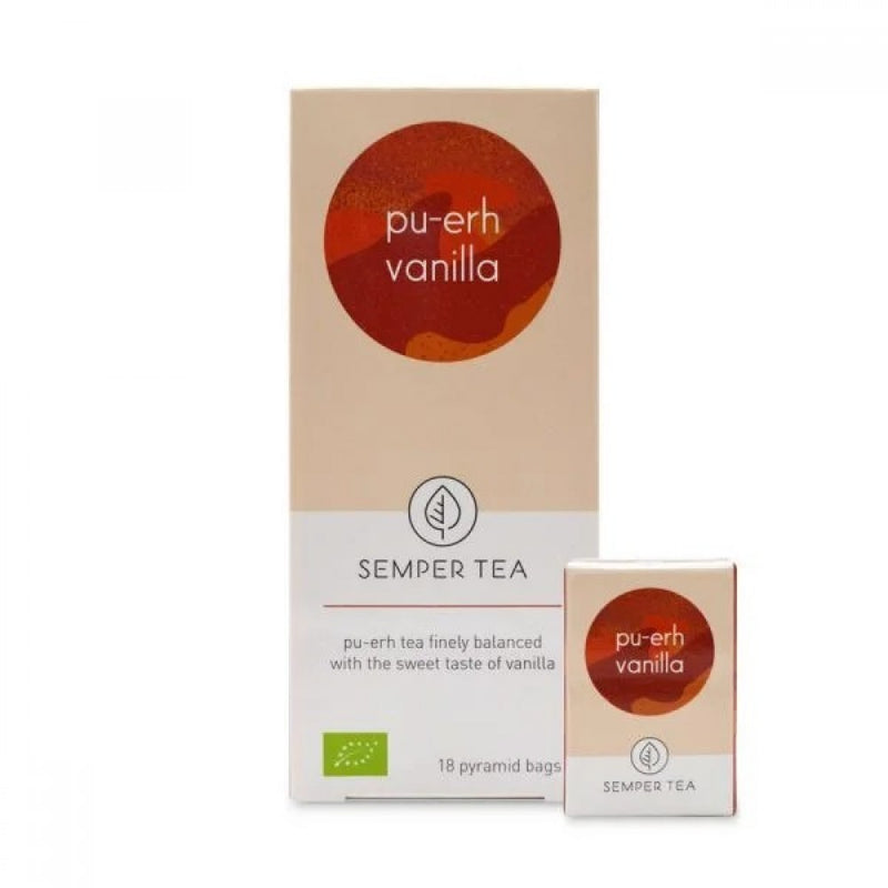 Органичен чай ПУ-ЕР С ВАНИЛИЯ Semper Tea 18 бр.