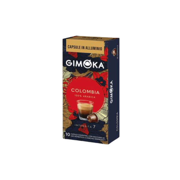 Кафе капсули GIMOKA Colombia 100% Арабика | Съвместими със система Nespresso, 10 бр.
