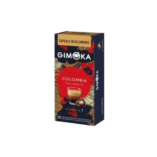 Кафе капсули GIMOKA Colombia 100% Арабика | Съвместими със система Nespresso, 10 бр.