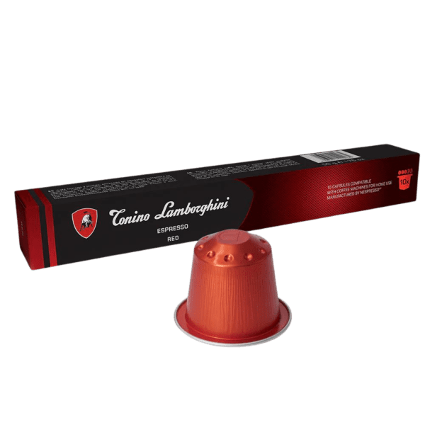 Кафе капсули Tonino Lamborghini RED | Съвместими със система Nespresso, 10 бр.