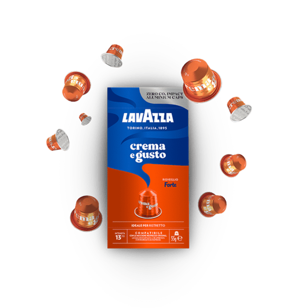 Кафе капсули Lavazza Crema e Gusto FORTE | Съвместими със система Nespresso, 10 бр.