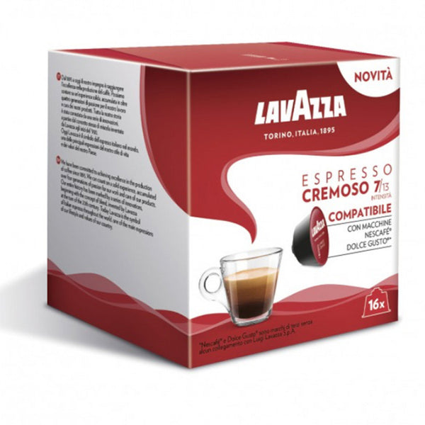 Кафе капсули Lavazza Cremoso съвместими със система Dolce Gusto, 16 бр.