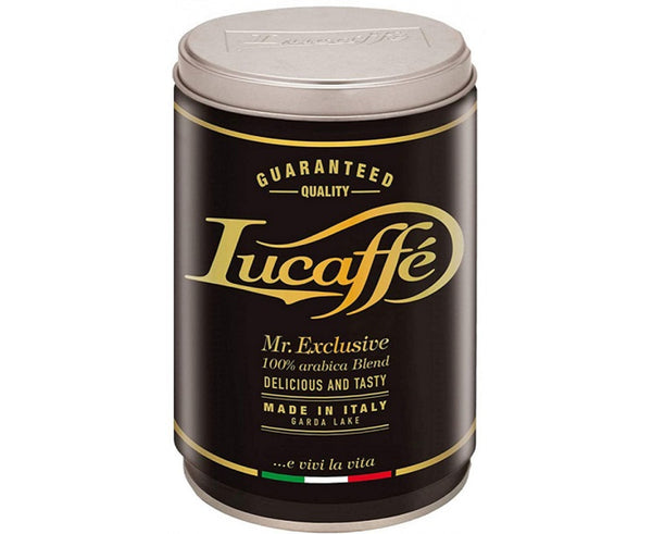 Barattolo Lucaffe Mr. Exclusive 100% Arabica - 250гр кафе на зърна