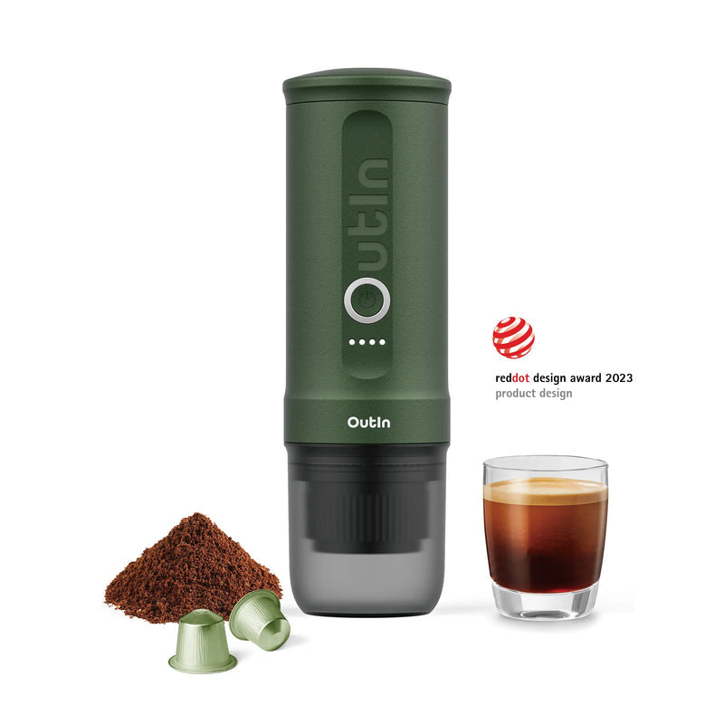 Портативна кафемашина за еспресо Outin Nano - Forest Green