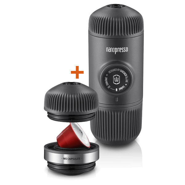 Преносима кафемашина - Wacaco® Nanopresso Classic + Адаптер за капсули Nespresso