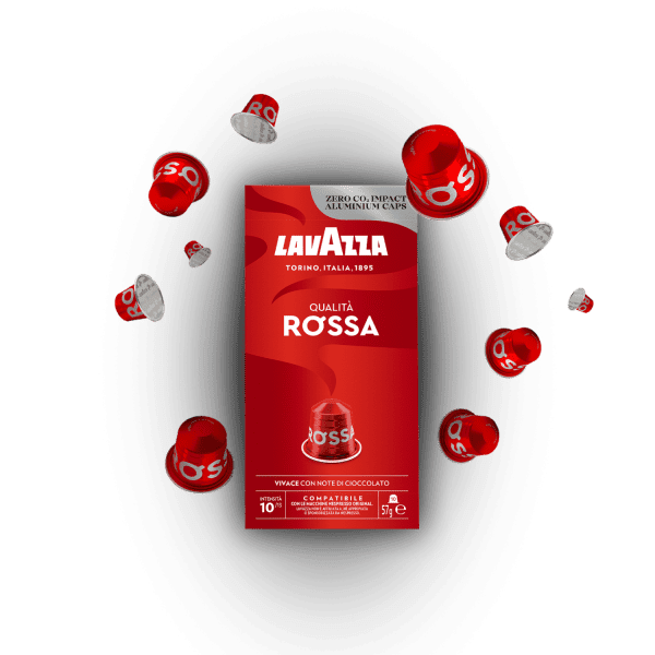 Кафе капсули Lavazza Qualita ROSSO | Съвместими със система Nespresso, 10 бр.