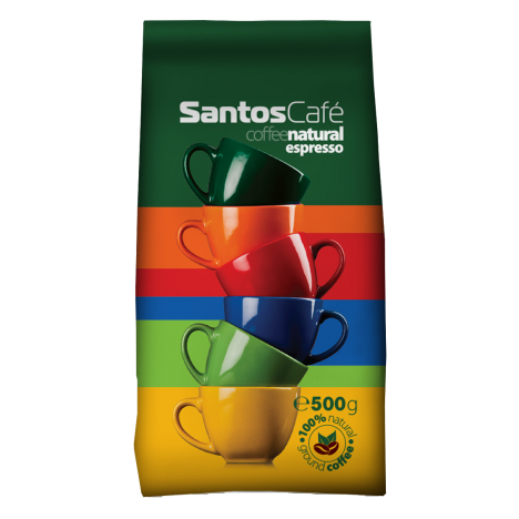 SantosCafe Natural, зърна, 0.500 кг
