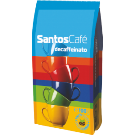 SantosCafe Decaffeinato, мляно 0.100кг